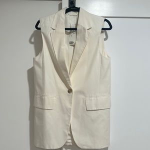 H & M one button vest